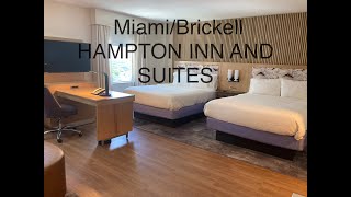 MiamiBrickell—Hampton Inn and Suites—Pre cruise stay [upl. by Ellierim623]