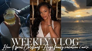 WEEKLY VLOG FLYING MY FAMILY FIRST CLASS TO MEXICO  HOW I SPENT CHRISTMAS amp MORE ALLYIAHSFACE [upl. by Ataga]