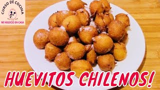 HUEVITOS CHILENOS SUSPIRO DE MONJA [upl. by Zetnwahs]