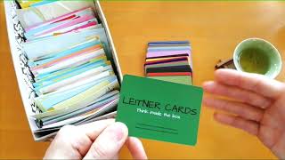 Leitner Cards For Your Leitner Box  Gamify Flashcard Review Even Further  LanguageCardGamescom [upl. by Kele]