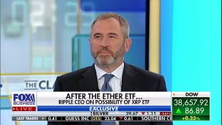 Ripple CEO Brad Garlinghouse “A XRP ETF is just simply inevitable” Fox Business [upl. by Olli]