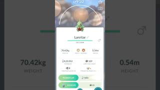 Larvitar evolution 🐉 shrotsyt pokemon shorts [upl. by Stodder467]