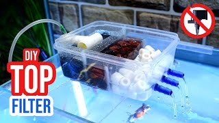 How to Make an Amazing DIY Top Filter for Your Aquarium at Home [upl. by Madai24]