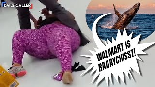 Walmart Is Racist Woman Screams After Getting Tackled At Walmart [upl. by Ahseer857]