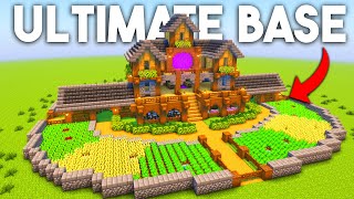 Minecraft Ultimate SURVIVAL House Tutorial [upl. by Hcra]