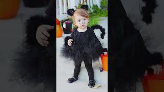 Black Tutu Skirt Halloween costumes shortvideo sewingcrafty halloweenparty halloween fashion [upl. by Vachell]