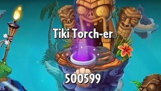 Floods in Level 500599  Tiki Torcher pvz2 [upl. by Hartfield]