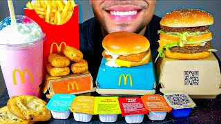 ASMR EATING MCDONALDS MUKBANG EATING CHALLENGE FOOD SHOW SOUNDS JERRY MCDONALD [upl. by Giarg]