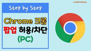 Chrome 크롬 웹사이트 팝업 차단허용 하기 [upl. by Fotina]