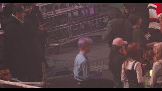 190115 서울가요대상 방탄소년단 무대후 백스테이지 지민 직캠 SMA BTS Backstage JIMIN fancam [upl. by Ecerahs813]