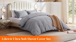 Best Ultra Soft Duvet Cover Set  Reviews [upl. by Eldorado]