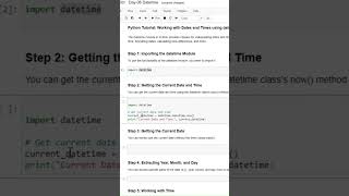 Datetime  100 Days of Python Programming  Day 062 [upl. by Nallaf]