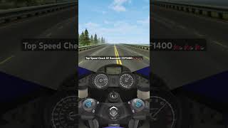 Traffic Rider 2 Top Speed Test Check Of Kawasaki ZZF1400 Kawasaki [upl. by Enerak]