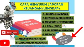 Cara Membuat Laporan Keuangan tutorialakuntansi [upl. by Rese]