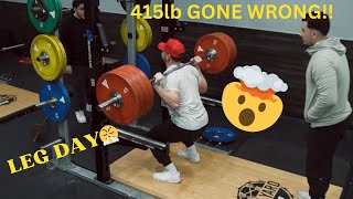 WAR ON LEG DAY  GYM VLOG [upl. by Eiggem]