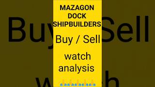 mazagon dock share analysis shorts tradewithgaurav [upl. by Kinemod583]