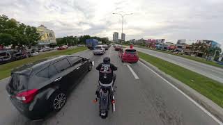 RIDE TO MALAYSIAS MOST SACRED TOWNBANGI 3RD PERSON VIEW  HARLEY SPORTSTER [upl. by Burroughs]