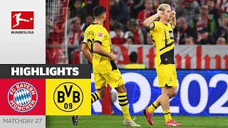 Dortmunds First Win In Munich For 10 Years  FC Bayern  Borussia Dortmund 02  Highlights  MD 27 [upl. by Puttergill]