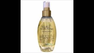 OGX Ever Straight Brazilian Keratin Therapy Shimmering Keratin Oil 4 fl oz [upl. by Weig]