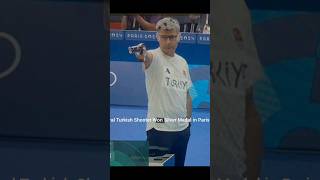 Yusuf Dikec Viral Turkish Shooter Won Silver Medal in Paris Olympics 2024  Viral [upl. by Idmann897]