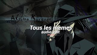 stromae  Tous les memes  audio edit [upl. by Dolf678]