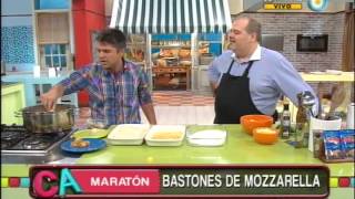 Bastones de mozzarella provenzal [upl. by Amsaj]