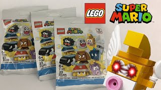 New Lego Super Mario CHARACTER PACKS Opening Round 2  Revenge Of Eep Cheep [upl. by Attelrahs12]