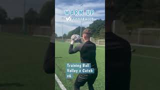 Goalkeeper WarmUp Routine with the new KEEPERsport Balls ⚽🔥 KEEPERsport goalkeeper football [upl. by Dre162]