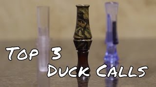 Top 3 Duck Calls For Beginners [upl. by Euginomod4]