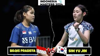 Rubber Bilqis Prasista vs Sim Yu Jin  WONDR BY BNI INDONESIA MASTERS 2024 [upl. by Va]