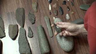 How to Identify Ancient stone Indian artifacts through pecking and grinding [upl. by Noiramaj834]