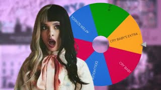 When Wheel Of Names Choose Melanie Martinezs Top Three Songs On Each Album And EP [upl. by Eimarrej]