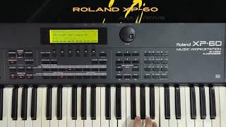 Teclado Sintetizador Roland XP60 [upl. by Cohligan956]