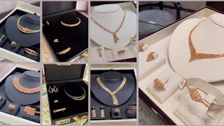 Latest Gold Necklace Set Designs 2023  Jewelry Trends [upl. by Aihtibat]