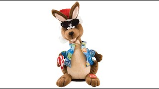 Animated Cool Summer Christmas Kangaroo [upl. by Errick]