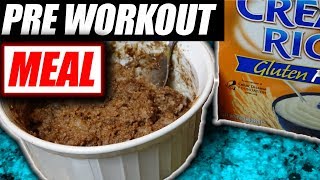 Cream Of Rice Pre Workout Concoction Bowl Recipe [upl. by Auot]