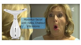 MEILLEUR Appareil Anti Rides Visage  Masseur facial antirides Chaleur Vibrations 2020 [upl. by Ecirahc450]