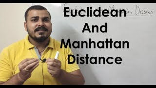 Euclidean Distance and Manhattan Distance [upl. by Anirahc]