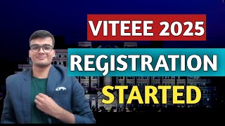 VITEEE 2025 Registration Started 🚨 [upl. by Kal]