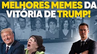 Clima de velório na GloboNews e chororô da esquerda os melhores memes da vitória de Trump [upl. by Kalb909]