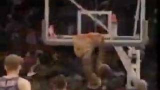 Shaquille Oneal Shatters Backboard [upl. by Faxen714]