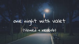 Tennis  One Night With Valet slowed  reverb [upl. by Adnovahs]