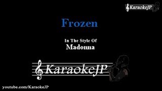 Frozen Karaoke  Madonna [upl. by Addam]