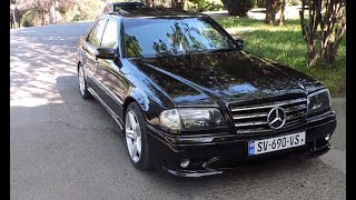 W202 C230 Kompressor AMG C43Rieger Bodykit Тюнинг [upl. by Kooima]