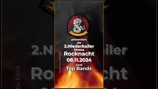 Die Rocknacht in Niederkail  Save the Date LiveMusik Black8 Pullmann brabsfilmt rocknacht [upl. by Decima823]