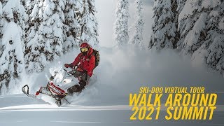 SkiDoo 2021 Virtual Tour Summit X and Summit X with Expert Package Walkaround [upl. by Peckham]