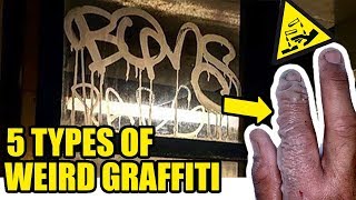 5 Types of Weird Graffiti [upl. by Derina117]