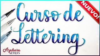 👩‍🎨 Aprende LETTERING Un CURSO BÁSICO para PRINCIPIANTES [upl. by Ahsirahc]