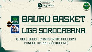 AO VIVO COM IMAGENS  BAURU basket X LSB  Campeonato paulista de basquete 2024 [upl. by Ansaev]