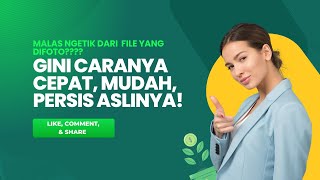 CARA UBAH FILE GAMBAR JPG PNG JADI TULISAN PAKAI CHAT GPT [upl. by Ennirac]